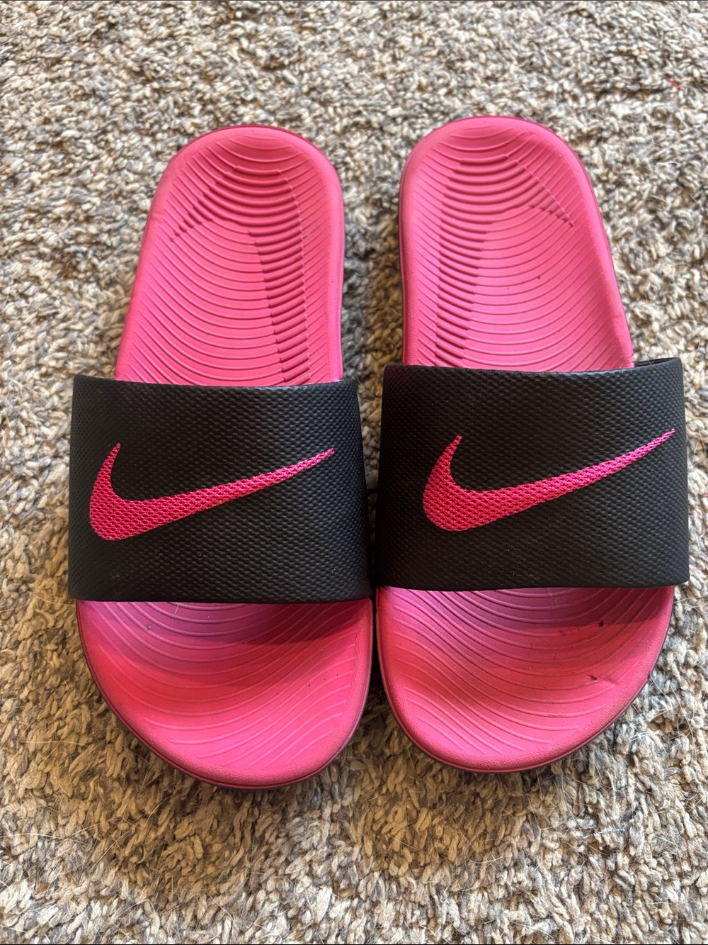 Nike Kawa Slides Girls Sz 3